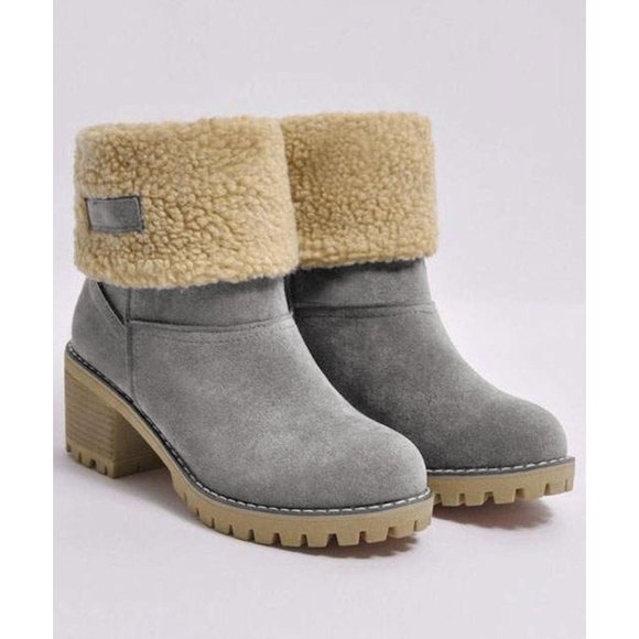 Azura Exchange Fleece Lined Winter Boots - Picture 3 of 6